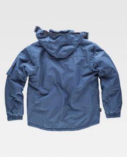 Parka jaspeada con costuras alta visibilidad Azafata
