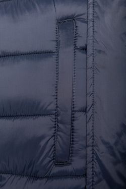 Parka acolchoada leve com capuz para homem