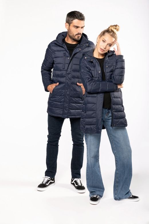 Parka da donna imbottito leggero con cappuccio