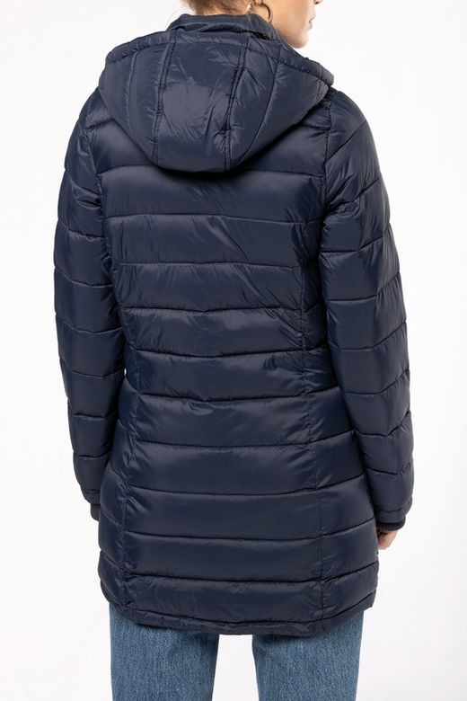 Parka da donna imbottito leggero con cappuccio