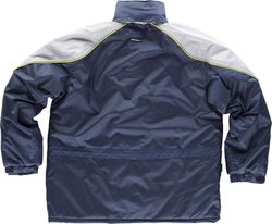 Line 5 Parka gepolstert mit reflektierenden Paspeln Navy Light Grey