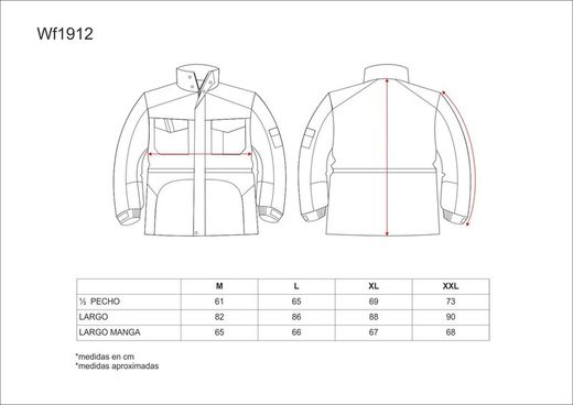 Parka Linie 9 kombiniertes, gepolstertes und wasserdichtes Gewebe Beaver Nylon Navy Grey