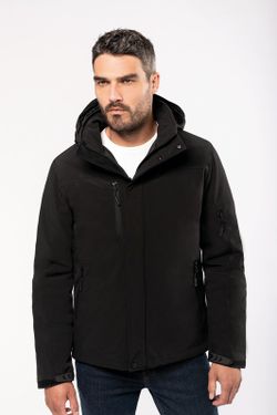 Parka da uomo imbottito con cappuccio Softshell