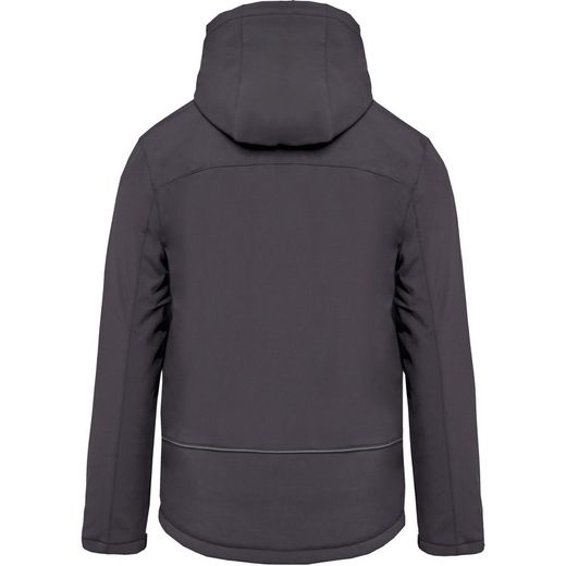 Parka da uomo imbottito con cappuccio Softshell