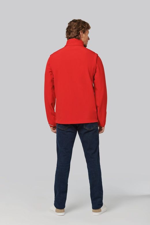 Softshell Parka mit abnehmbaren Ärmeln - Unisex