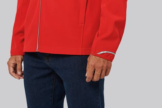 Softshell Parka mit abnehmbaren Ärmeln - Unisex