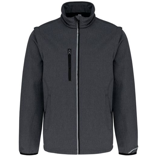 Softshell Parka mit abnehmbaren Ärmeln - Unisex