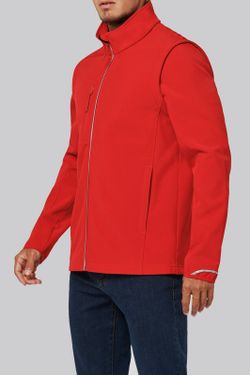 Softshell Parka mit abnehmbaren Ärmeln - Unisex