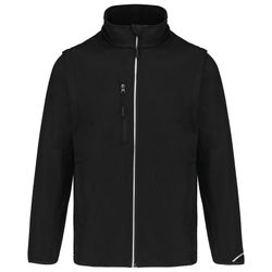 Softshell Parka mit abnehmbaren Ärmeln - Unisex