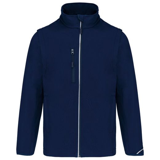 Softshell Parka mit abnehmbaren Ärmeln - Unisex