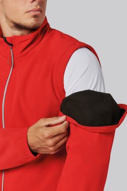 Softshell Parka mit abnehmbaren Ärmeln - Unisex