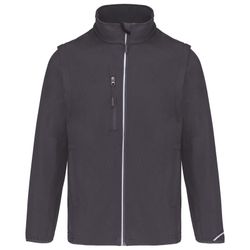 Softshell Parka mit abnehmbaren Ärmeln - Unisex