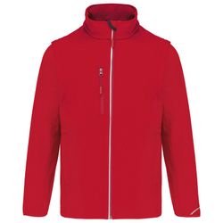 Softshell Parka mit abnehmbaren Ärmeln - Unisex