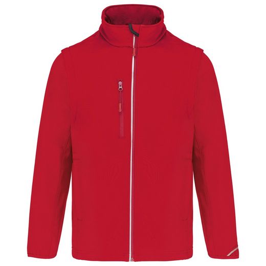 Softshell Parka mit abnehmbaren Ärmeln - Unisex