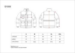 Gepolsterter Parka aus Oxford-Stoff, Reißverschluss, Grün mit mehreren Taschen