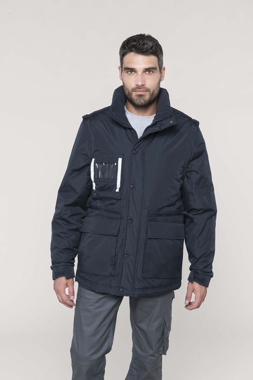 ABBIGLIAMENTO DA LAVORO PARKA CON MANICHE STACCABILI