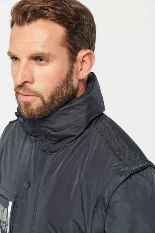 PARKA ARBEITSKLEIDUNG MIT ABNEHMBAREN ÄRMELN