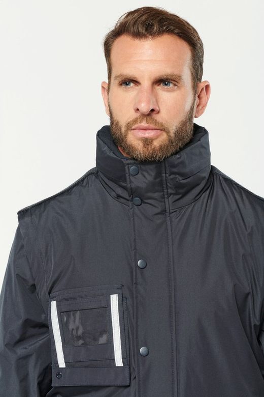 PARKA ARBEITSKLEIDUNG MIT ABNEHMBAREN ÄRMELN