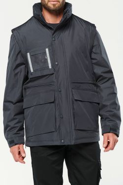 PARKA ARBEITSKLEIDUNG MIT ABNEHMBAREN ÄRMELN