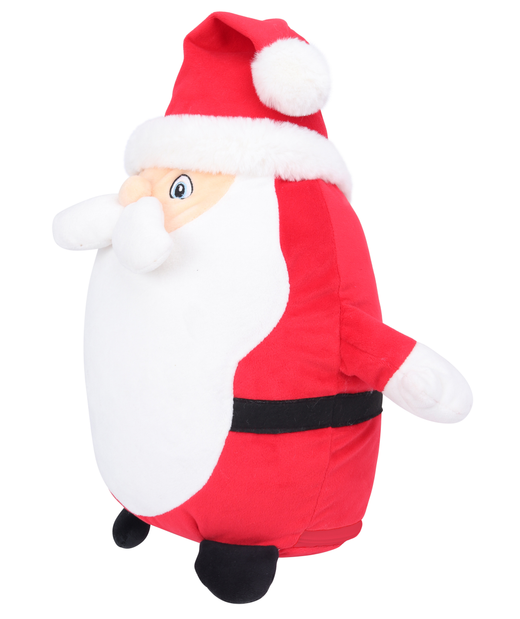Plüschtier Weihnachtsmann mit Reißverschluss