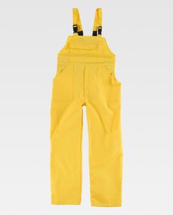 Peto de niño, media espalda cubierta Amarillo