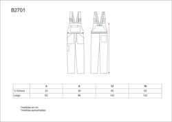 Tuta da ragazzo, schiena coperta, una borsa sul petto e due lati, cinturini elastici fucsia rosa