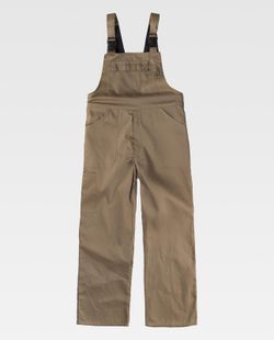 Covered Mid Back Overalls, eine beige Brusttasche