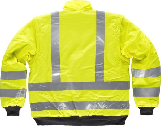 Piloto alta visibilidad con cintas reflectantes Amarillo