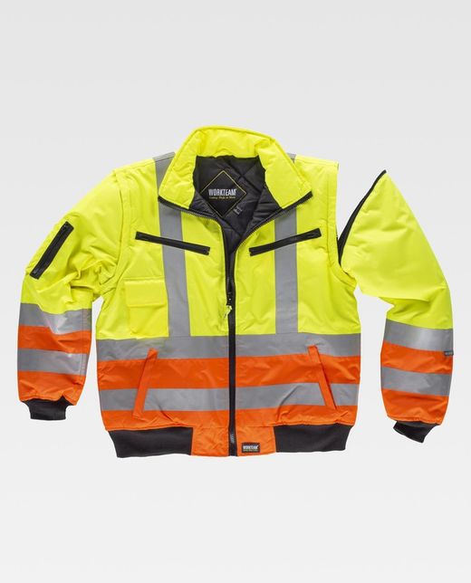 Piloto combinada alta visibilidad  Amarillo / Naranja