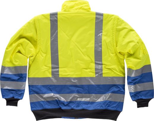 Piloto combinada alta visibilidad Azulina / Amarillo