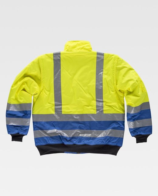 Piloto combinada alta visibilidad Azulina / Amarillo