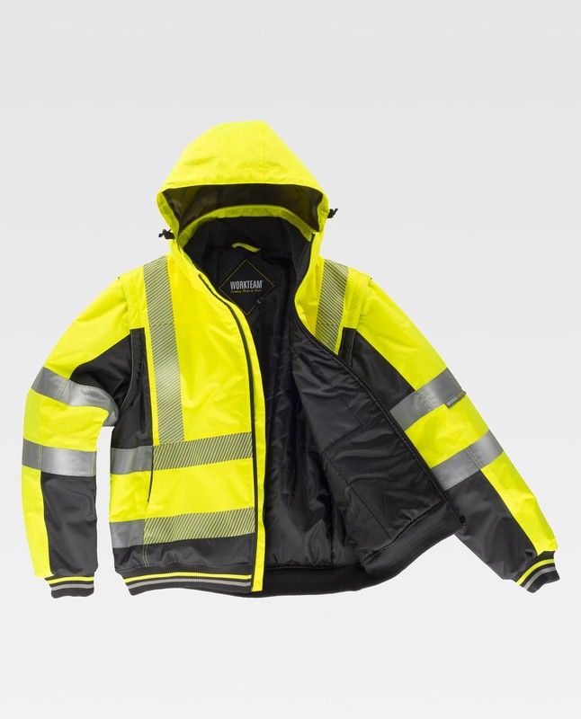 Piloto de color Amarillo A.V.+Negro Amarillo A.V.+Negro 3XL