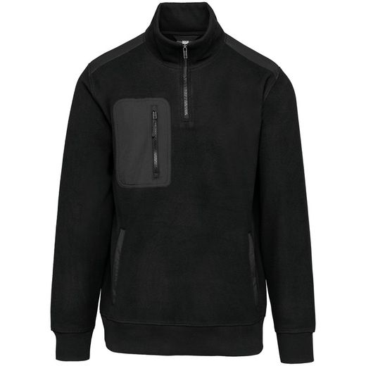 Pile unisex ecosostenibile con collo con zip