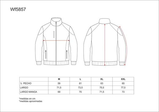 Polar linea 5 con cremallera Gris Oscuro Negro