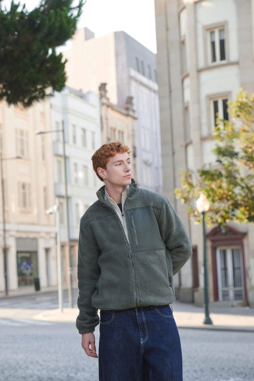 Recycelter Sherpa-Fleece