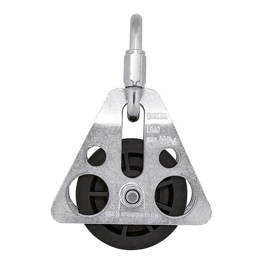 POLEA para trípode de acero, para cuerdas de 12 mm