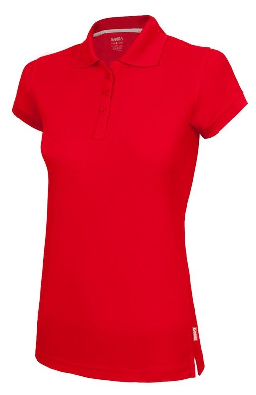 Women's Ss 100% Polyester Polo Velilla 405503