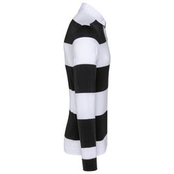 Polo a rayas manga larga unisex