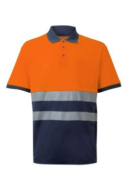 Polo algodón bicolor mc rs