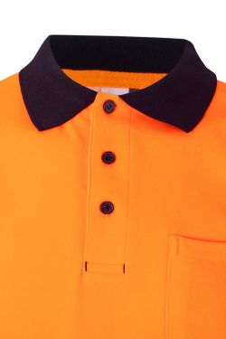 Polo algodón bicolor mc rs