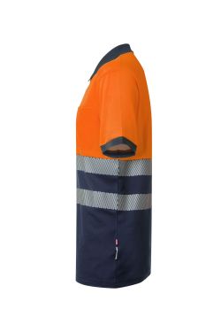 Polo algodón bicolor mc rs