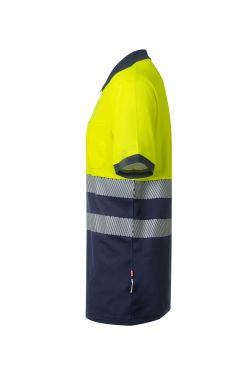 Polo algodón bicolor mc rs