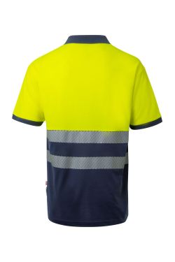 Polo algodón bicolor mc rs