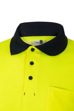 Polo algodón bicolor ml rs