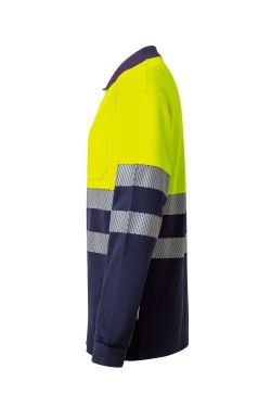Polo algodón bicolor ml rs