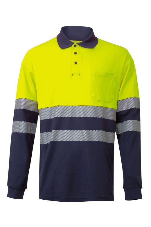 Polo algodón bicolor ml rs