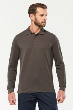 Antibakterielles Langarm-Polo für Herren