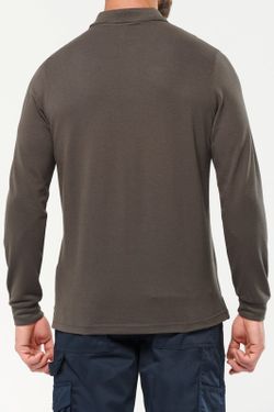 Antibakterielles Langarm-Polo für Herren