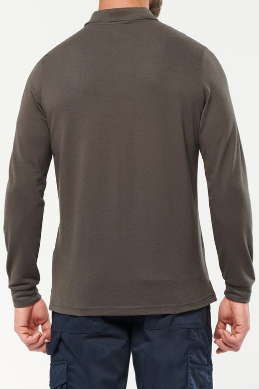 Antibakterielles Langarm-Polo für Herren