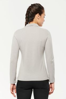 Antibakterielles Langarm-Polo für Frauen